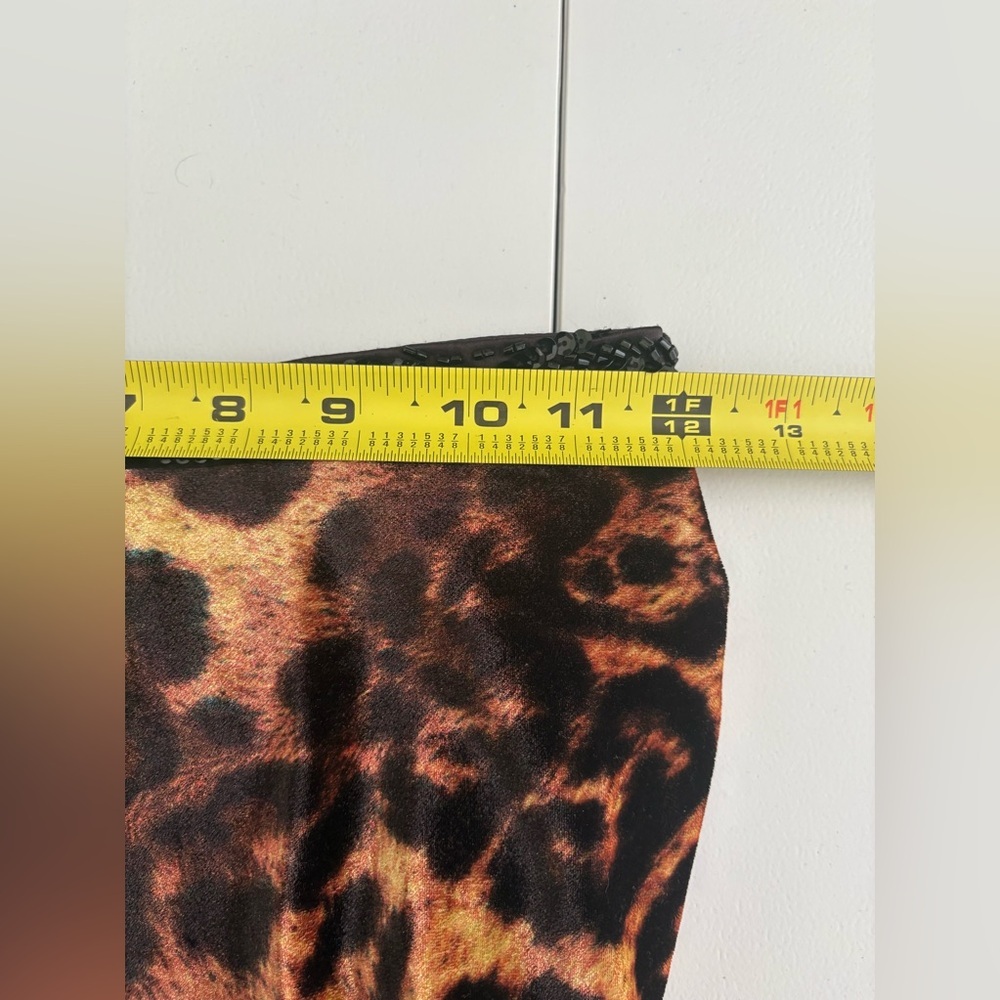 MacDuggal Leopard Print Prom Formal Beaded Animal SKIRT ONLY! Two piece 0313‎ - Picture 9 of 12